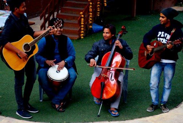 male instrumental band jenin palestine